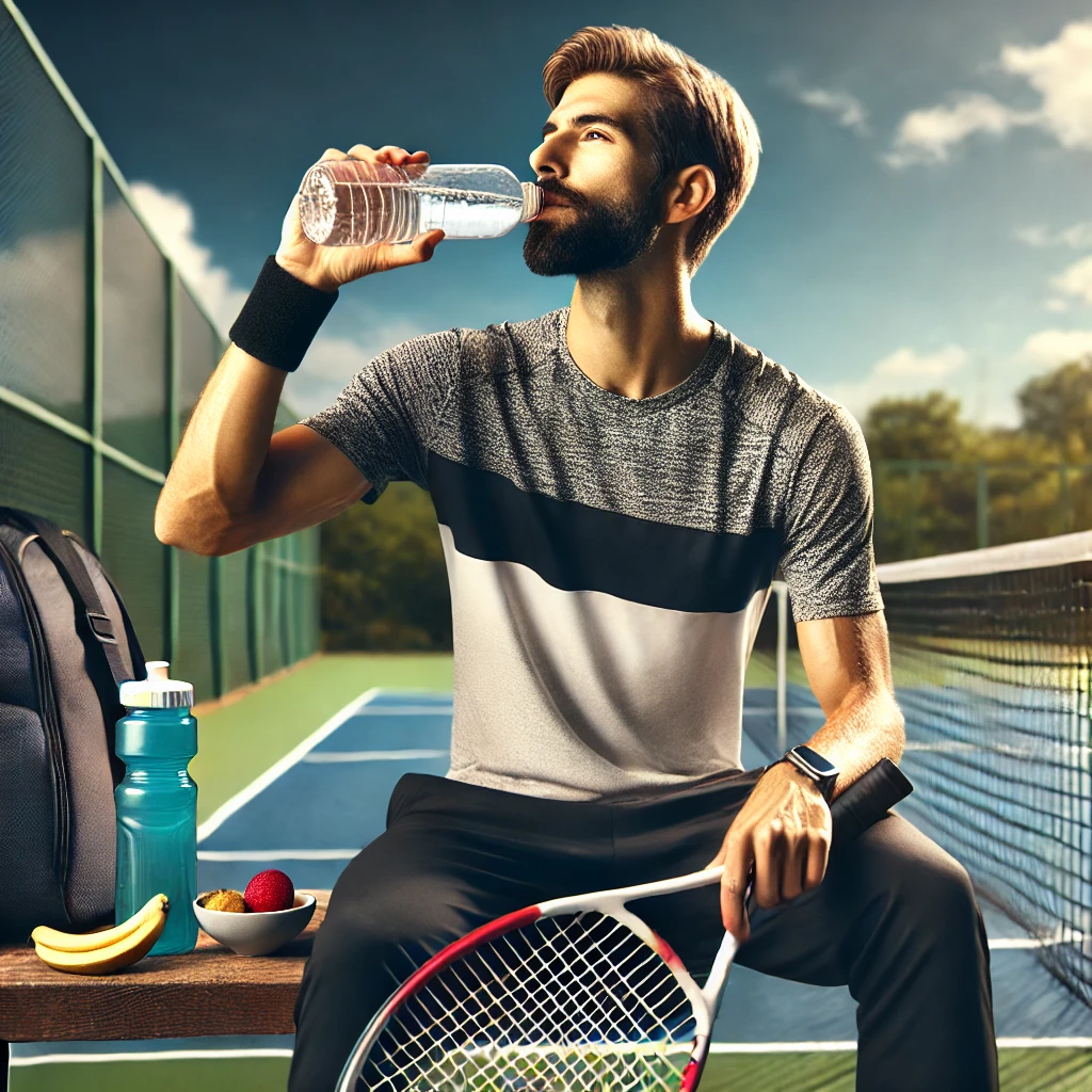 Hidratación en el tenis